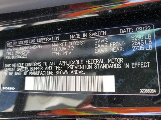 2023 VOLVO XC60 PLUS YV4L12DNXP1245496