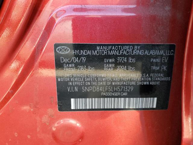 5NPD84LF5LH571329 Hyundai Elantra SE 12