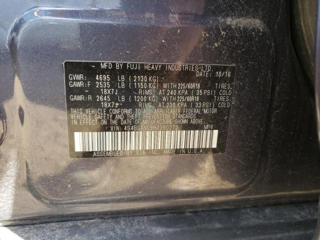 4S4BSANC9H3290272 Subaru Outback 2.5i Limited