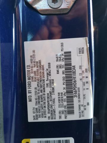 3FA6P0HD6FR108344 Ford FUSION SE