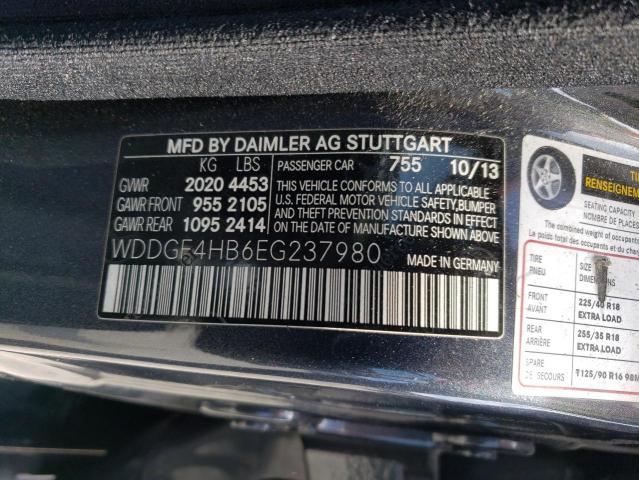 WDDGF4HB6EG237980 Mercedes-Benz C 250