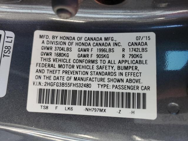 2HGFG3B55FH532480 Honda Civic Lx