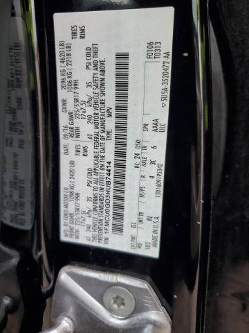 1FMCU0GD3HUB74414 Ford ESCAPE SE
