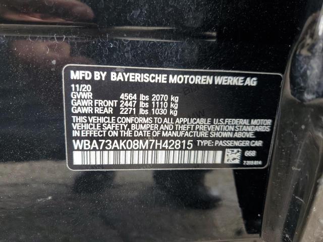 VIN WBA73AK08M7H42815 2021 BMW 2 Series, 228XI no.13