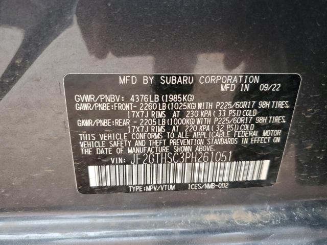 JF2GTHSC3PH261051 Subaru Crosstrek Sport