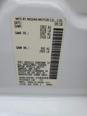 1N4BL4EV4KC108088 Nissan ALTIMA SL