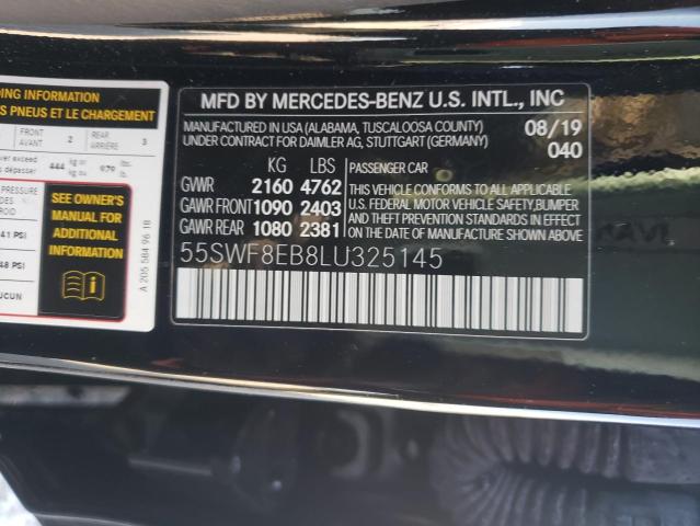 55SWF8EB8LU325145 Mercedes-Benz C 300 4matic