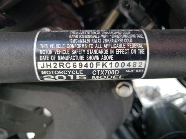 2015 HONDA CTX700 D JH2RC6940FK100482