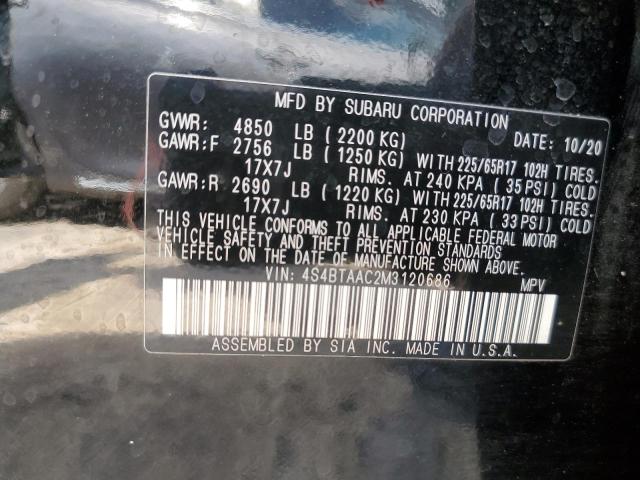 4S4BTAAC2M3120686 Subaru Outback