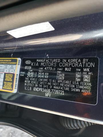 KNDPR3A68L7739721 KIA Sportage Sx