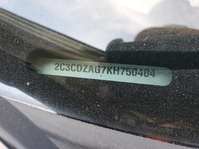 2C3CDZAG7KH750404 Dodge Challenger Sxt