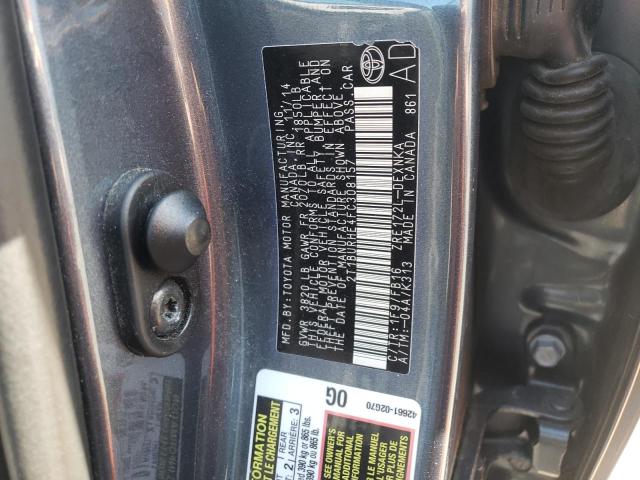 2015 TOYOTA COROLLA L - 2T1BURHE4FC308157