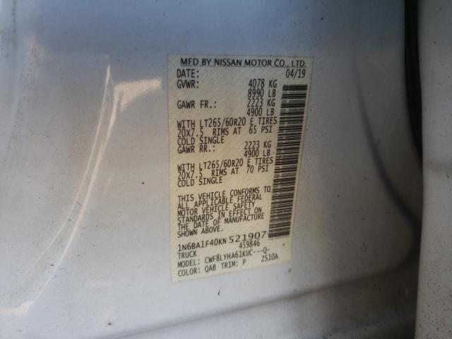 1N6BA1F40KN521907 Nissan Titan Xd Sl