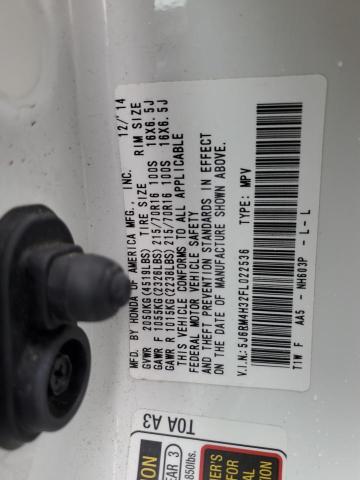 5J6RM4H32FL022536 Honda CR-V LX