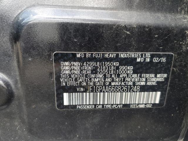 JF1GPAA66G8261248 Subaru Impreza