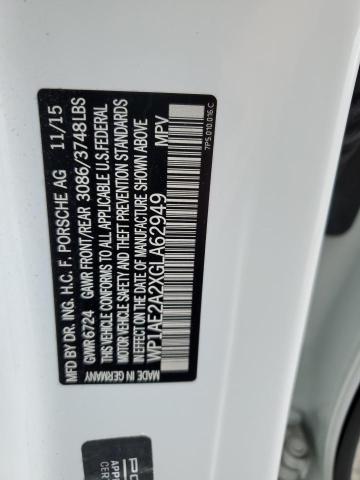 2016 PORSCHE CAYENNE SE - WP1AE2A2XGLA62949