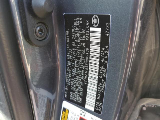 2022 TOYOTA AVALON TOU 4T1HZ1FB5NU085436