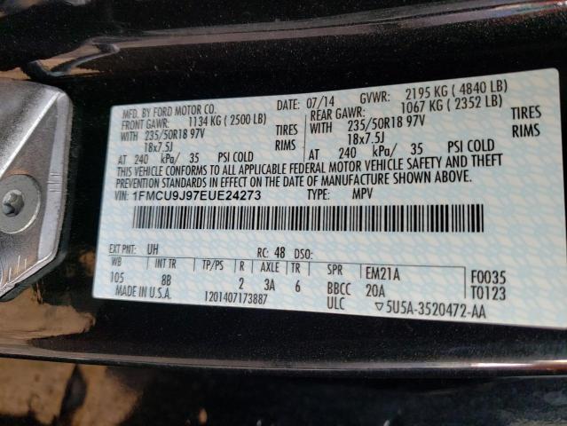1FMCU9J97EUE24273 Ford Escape Titanium