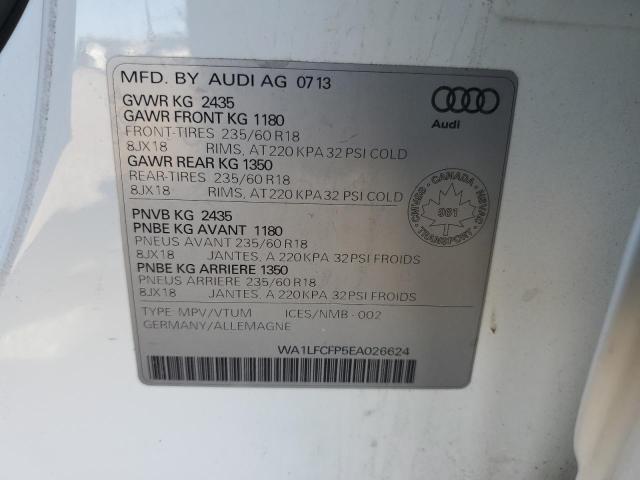 WA1LFCFP5EA026624 2014 AUDI Q5, photo no. 13