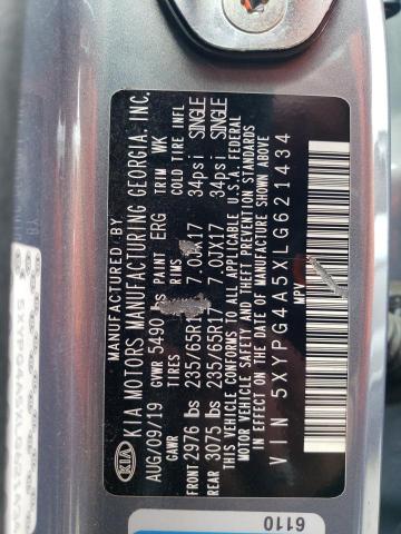 5XYPG4A5XLG621434 KIA SORENTO S