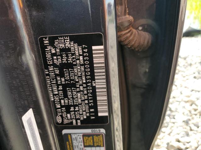 5XYPGDA39GG003347 KIA SORENTO LX
