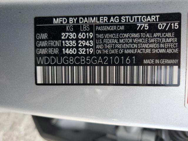 WDDUG8CB5GA210161 Mercedes-Benz S 550