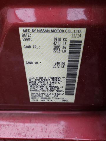 1N4AL3AP5FC214682 Nissan ALTIMA 2.5