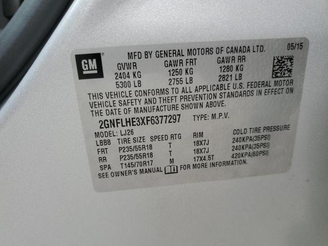2GNFLHE3XF6377297 Chevrolet Equinox Ltz