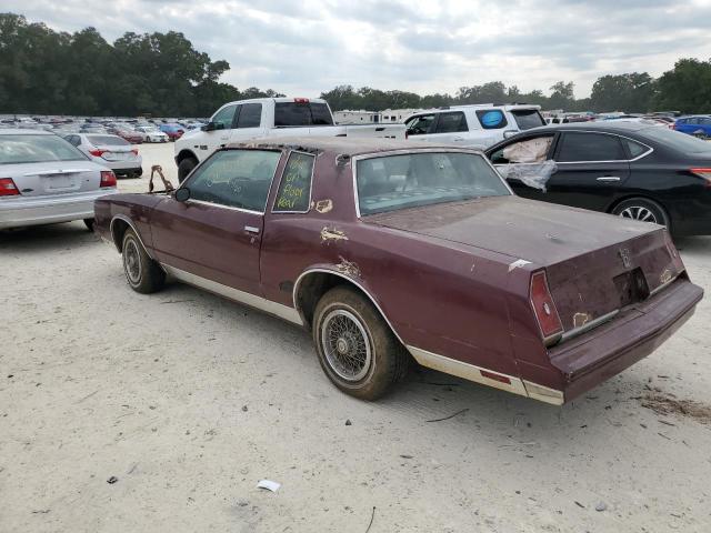 CHEVROLET MONTECARLO  1983 1