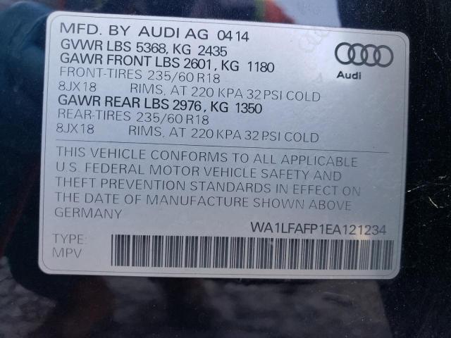 VIN WA1LFAFP1EA121234 2014 Audi Q5, Premium Plus no.12