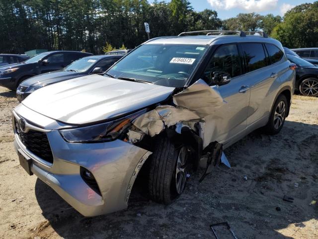 VIN 5TDGZRBH8NS256970 2022 Toyota Highlander, Xle no.1