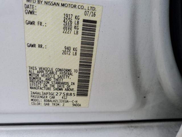1N4AL3AP3GC275885 2016 Nissan Altima 2.5
