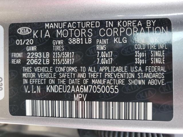 KNDEU2AA6M7050055 KIA SELTOS S