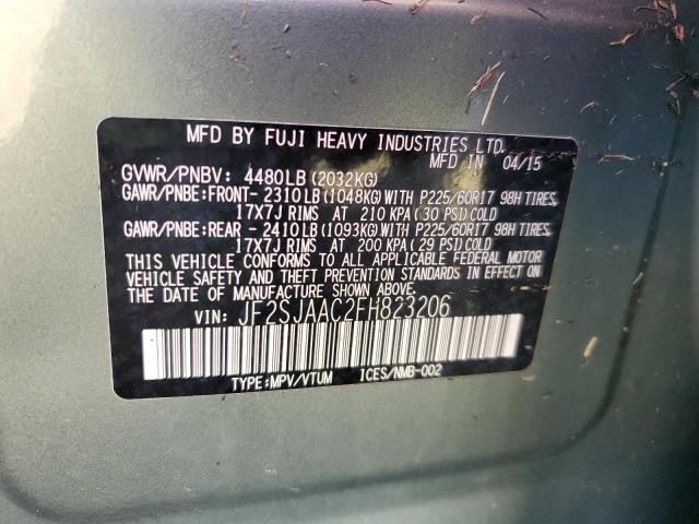 JF2SJAAC2FH823206 Subaru Forester 2.5i