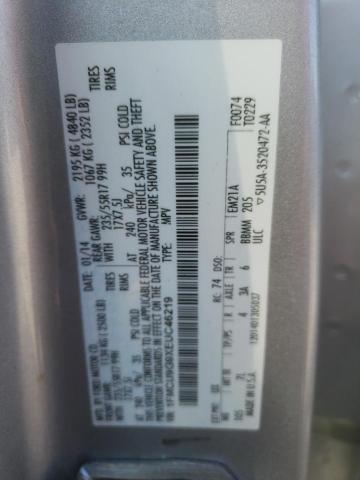 1FMCU9G9XEUC46219 2014 Ford Escape Se