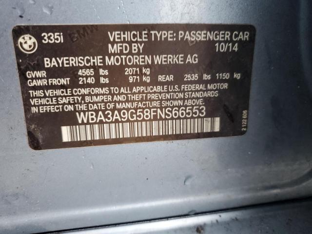 2015 BMW 335 I - WBA3A9G58FNS66553