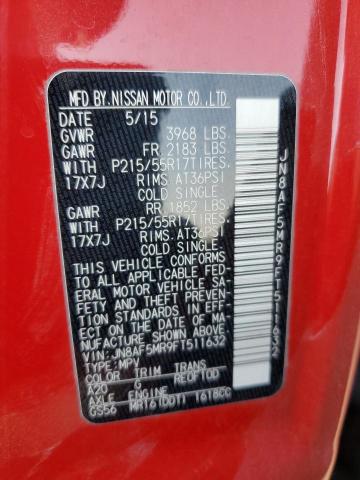 2015 NISSAN JUKE S - JN8AF5MR9FT511632