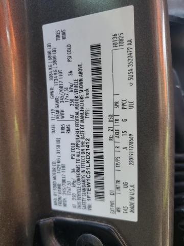1FTEW1C51LKD21412 Ford F150 Supercrew