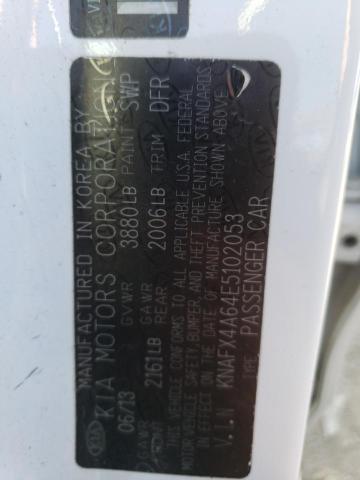 KNAFX4A64E5102053 KIA FORTE LX