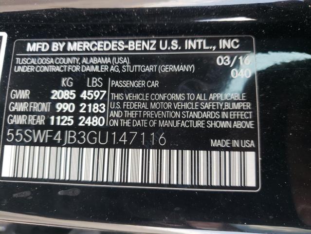 55SWF4JB3GU147116 Mercedes-Benz C 300