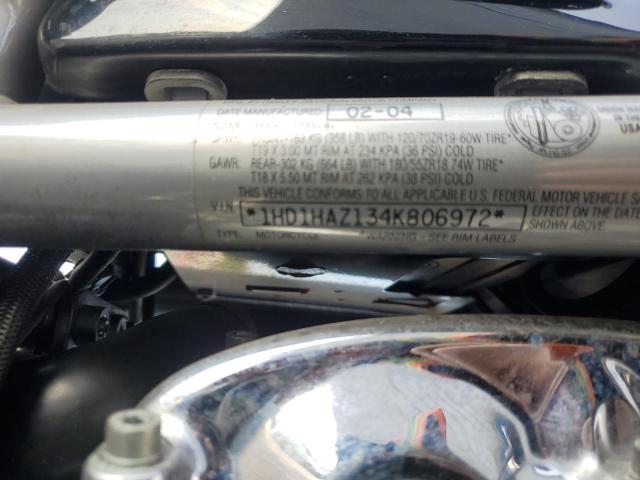 2004 HARLEY-DAVIDSON VRSCA 1HD1HAZ134K806972