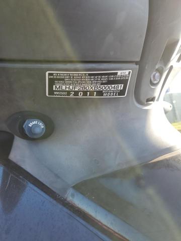 2011 HONDA PCX MLHJF280XB5000481