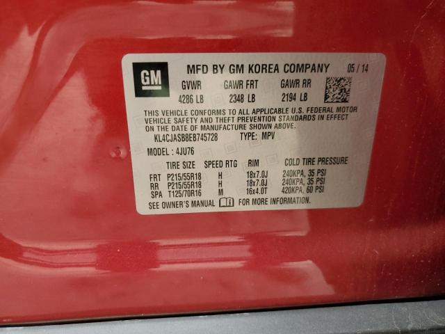 KL4CJASB8EB745728 Buick Encore