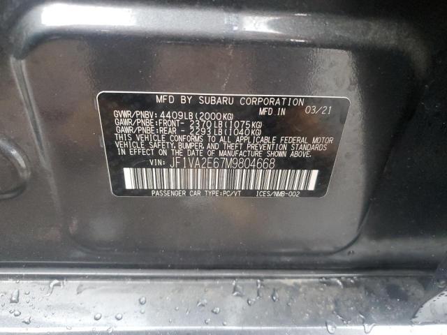 JF1VA2E67M9804668 Subaru Wrx Sti