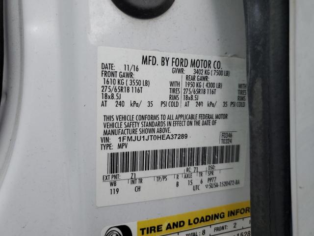 1FMJU1JT0HEA37289 Ford Expedition Xlt