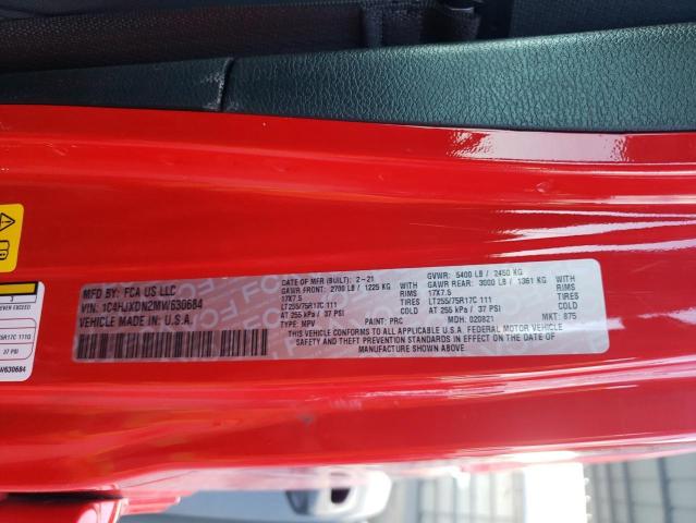 1C4HJXDN2MW630684 Jeep Wrangler Unlimited Sport
