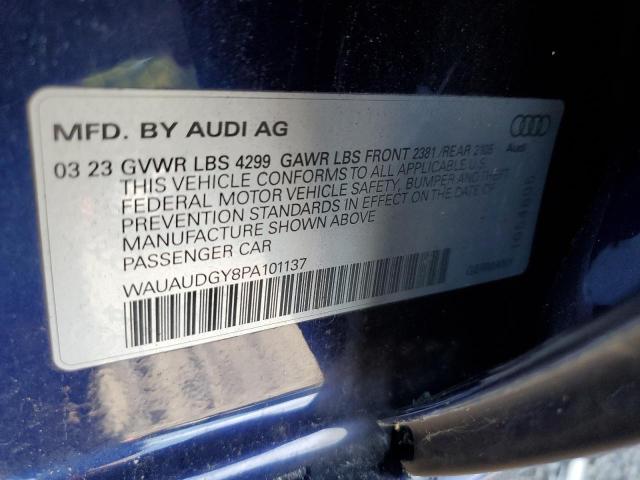 WAUAUDGY8PA101137 Audi A3 PREMIUM 10