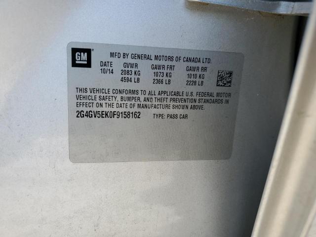 2G4GV5EK0F9158162 Buick Regal