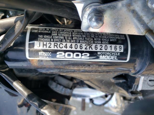 2002 HONDA VT750 DC JH2RC44062K620169