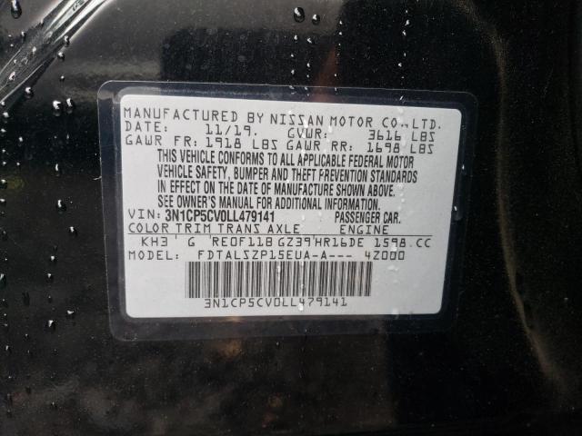 3N1CP5CV0LL479141 Nissan KICKS SV